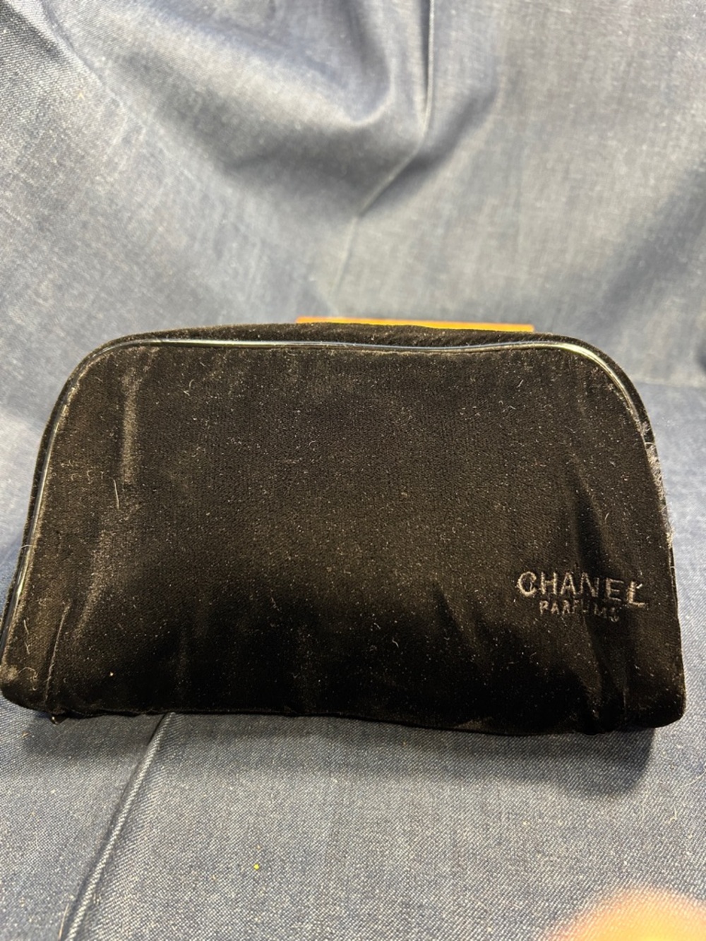 Authentic Chanel Parfums cosmetic pouch